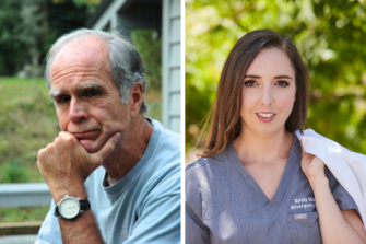 Doctors Ted Schettler and Emily Sbiroli