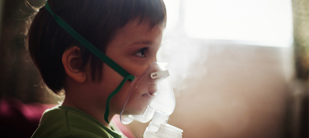 Child with asthma