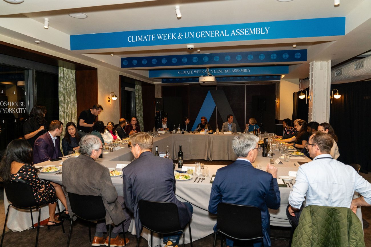 roundtable discussion hosted by Axios on health care’s climate impact (Axios)