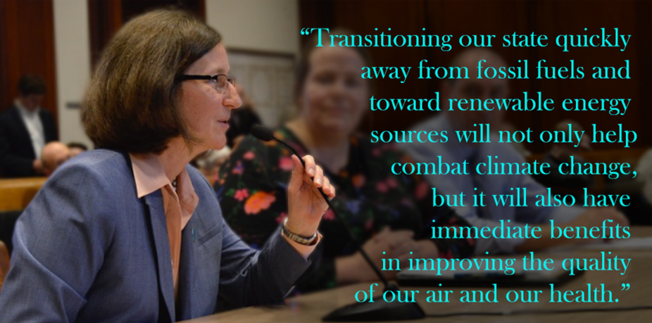 Dr. LaRocque testifies in the Massachusetts State House about renewable energy policy