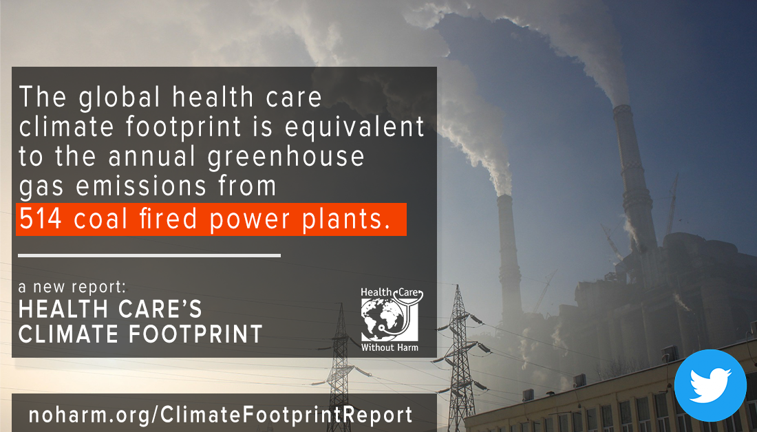 health care's climate footprint